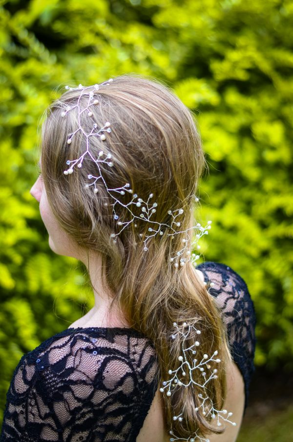 long bridal hair vine west coast jewelry vancouver