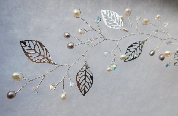 Silver Leaf Hair Vine - Image 5