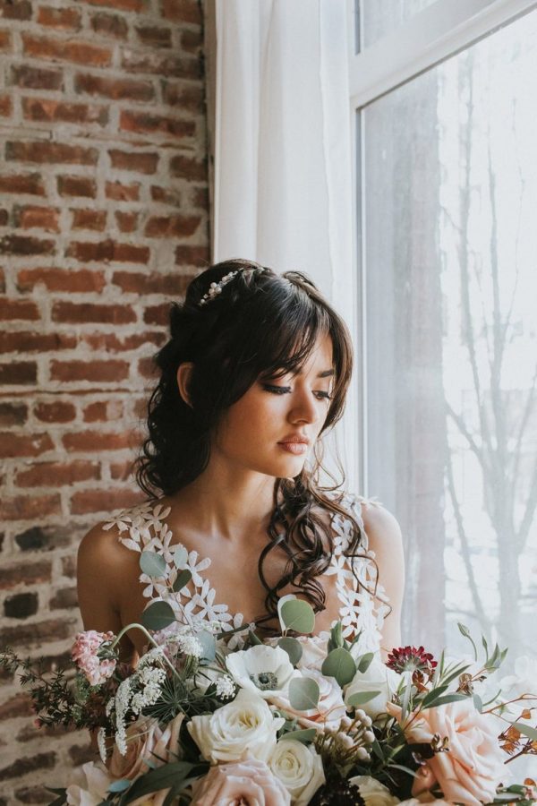 thin silver hair piece