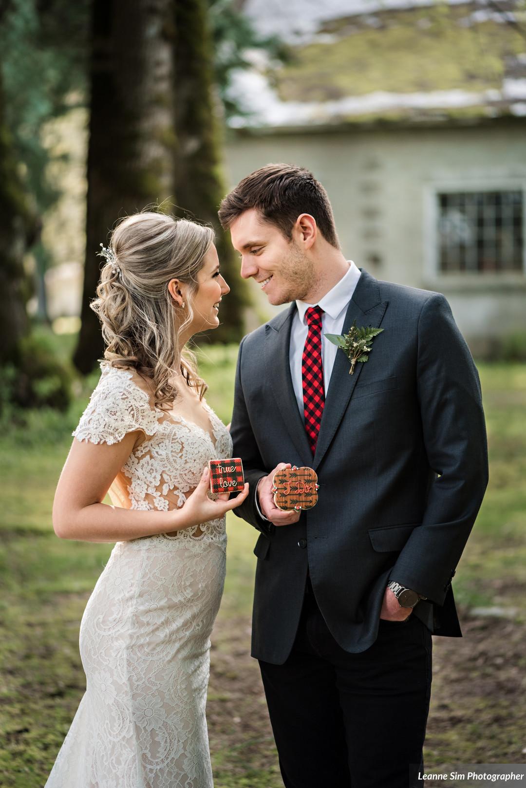 rustic wedding cookies