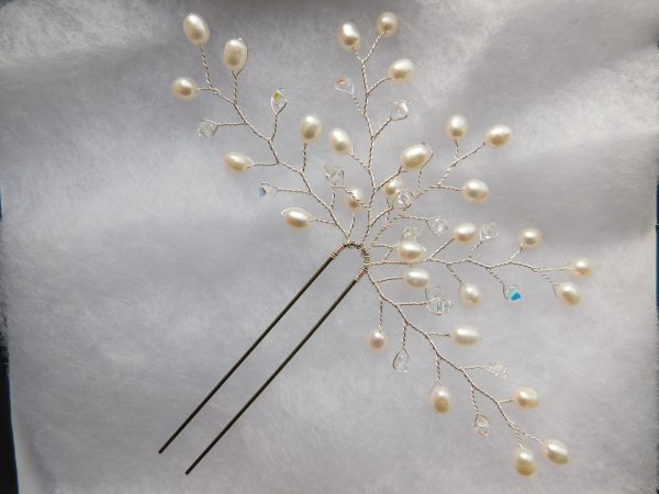 large wedding hair pin